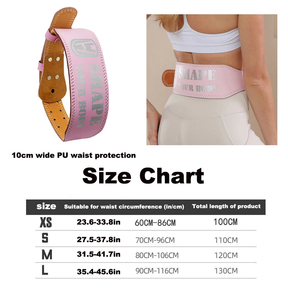 WorthWhile Gym Fitness Buckle Weightlifting Belt Waist Belts for Squats Dumbbell Training Bodybuilding Lumbar Brace Protector