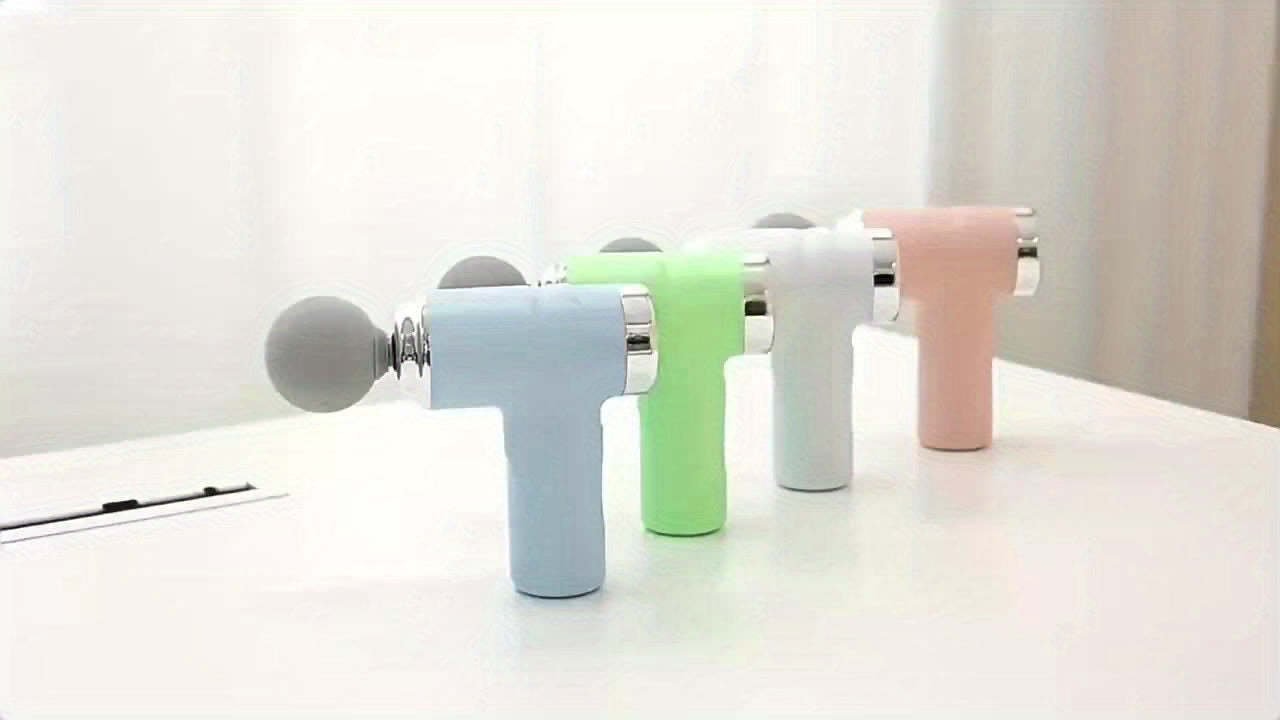 Ultra-Wide Relief 2026 Edition: 5-in-1 Professional Deep Tissue Massage Gun with 6 Adjustable Speeds & Interchangeable Heads