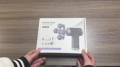 SKRVLOGO Portable Deep Tissue Massage Gun – 6-Speed Ultra-Quiet Percussion Massager with Ergonomic Grip &amp; USB Rechargeable Battery for Full Body Recovery