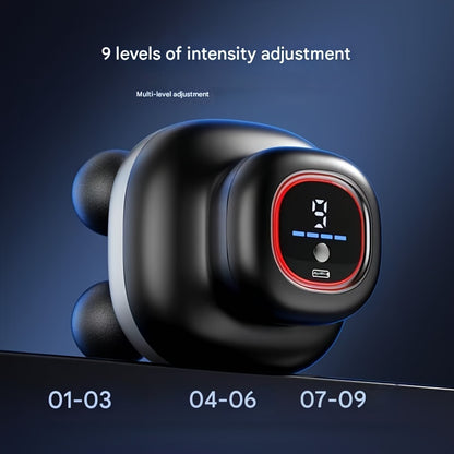 Ultimate 4-Head Professional Fascia Gun – 9-Speed Percussion Massage Gun with USB Rechargeable Battery for Full Body Recovery