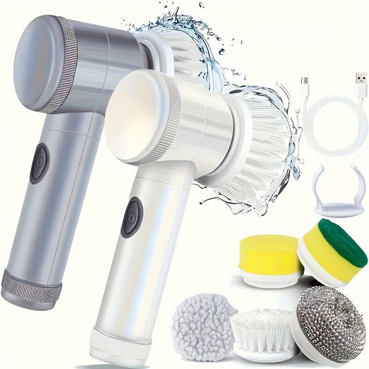 Handheld Electric Spin Scrubber 5-in-1  for Multi-Surface Deep Cleaning TM