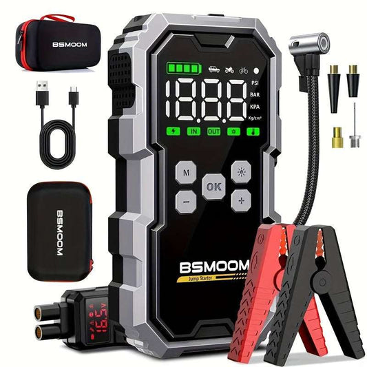 7000A Peak Current Car Jump Starter &amp; Air Compressor