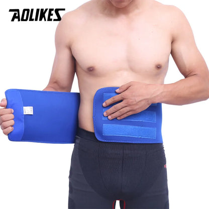 AOLIKES 1PCS Professional Adjustable Waist trimmer Slim fit Abdominal Waist sweat belt Waist back support belt Fitness