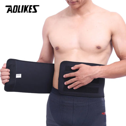 AOLIKES 1PCS Professional Adjustable Waist trimmer Slim fit Abdominal Waist sweat belt Waist back support belt Fitness