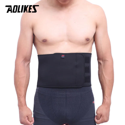 AOLIKES 1PCS Professional Adjustable Waist trimmer Slim fit Abdominal Waist sweat belt Waist back support belt Fitness