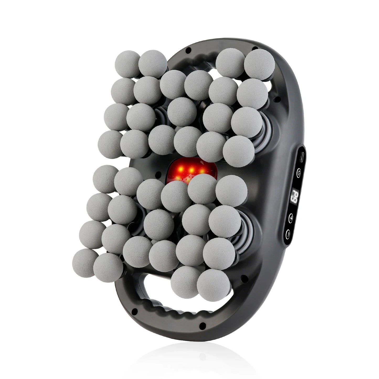 Multi-head Fascia Gun Deep Relaxation Muscle Red Light Hot Compress Deep Tissue Body Muscle Massage Gun