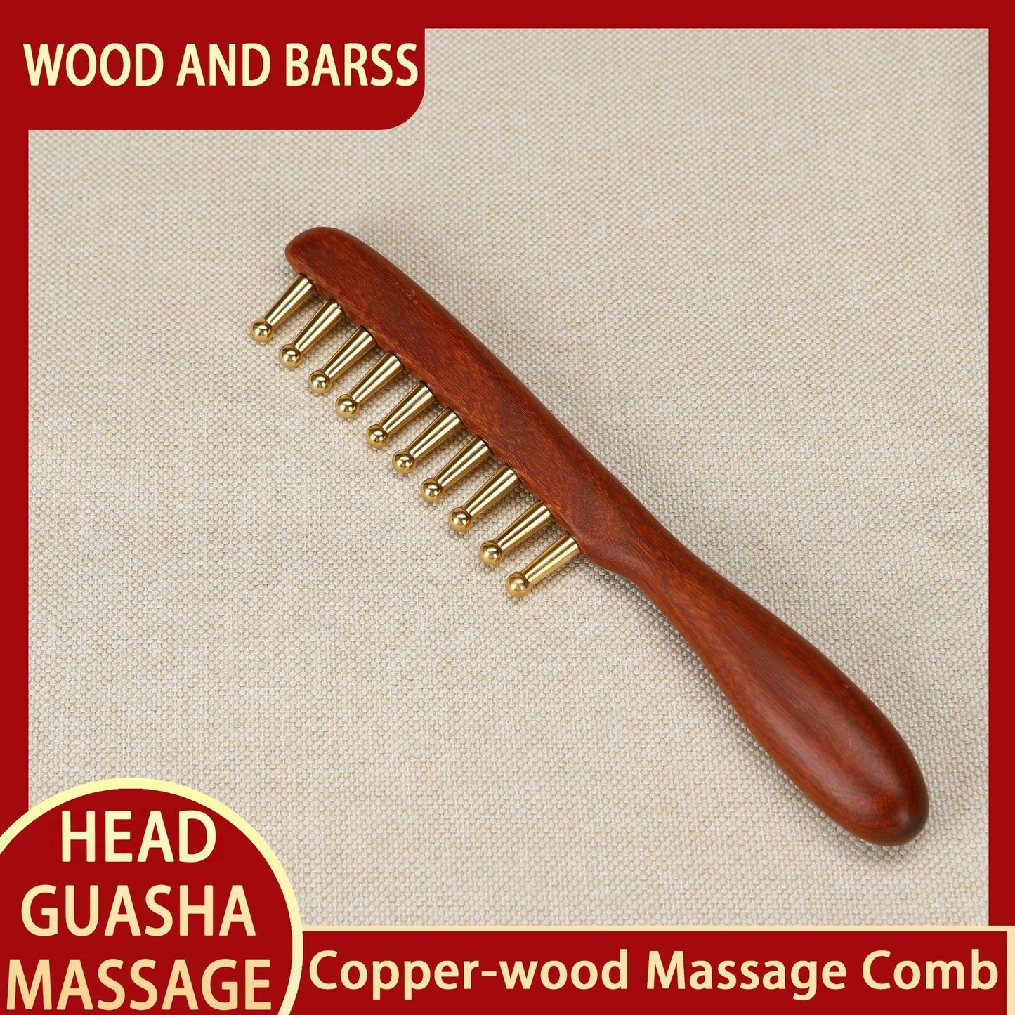 Guasha Face Facial Massager Tool Kansa Wand