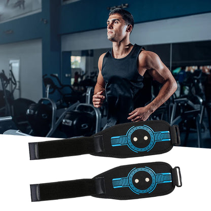 EMS Muscle Stimulator USB Rechargeable Abdominal Training Belt Adjustable Electronic Muscle Toner LED Display for Body Shaping