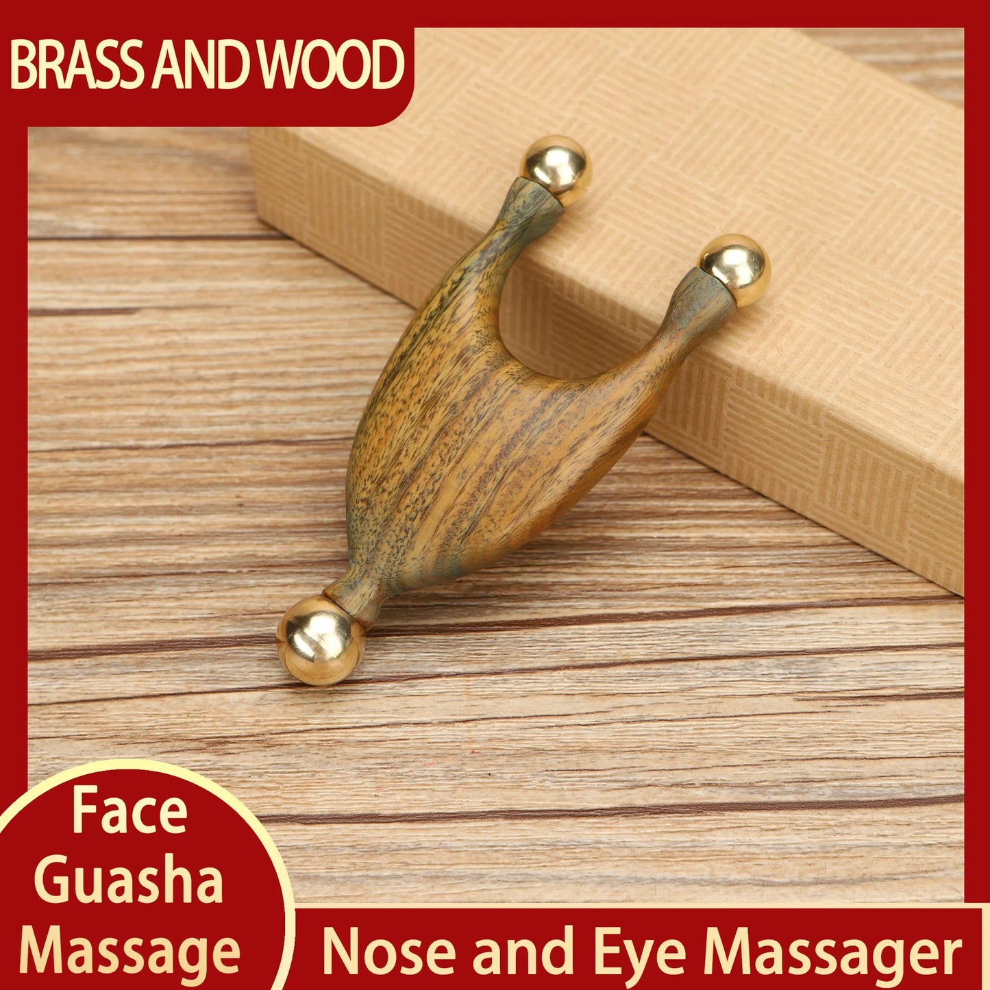 Guasha Face Facial Massager Tool Kansa Wand