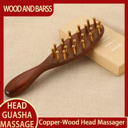Guasha Face Facial Massager Tool Kansa Wand