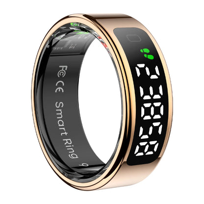 COLMI R12 Smart Ring – 2026 Edition with LED Display & Touch Control, 5ATM Waterproof Health Tracker & Wireless Charging