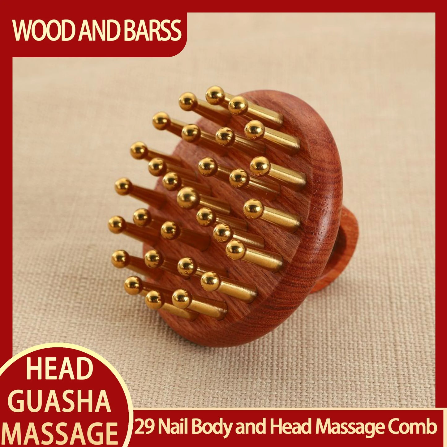 Guasha Face Facial Massager Tool Kansa Wand