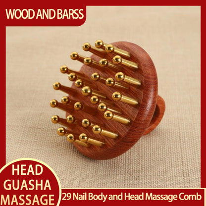 Guasha Face Facial Massager Tool Kansa Wand