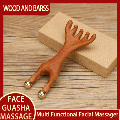 Guasha Face Facial Massager Tool Kansa Wand