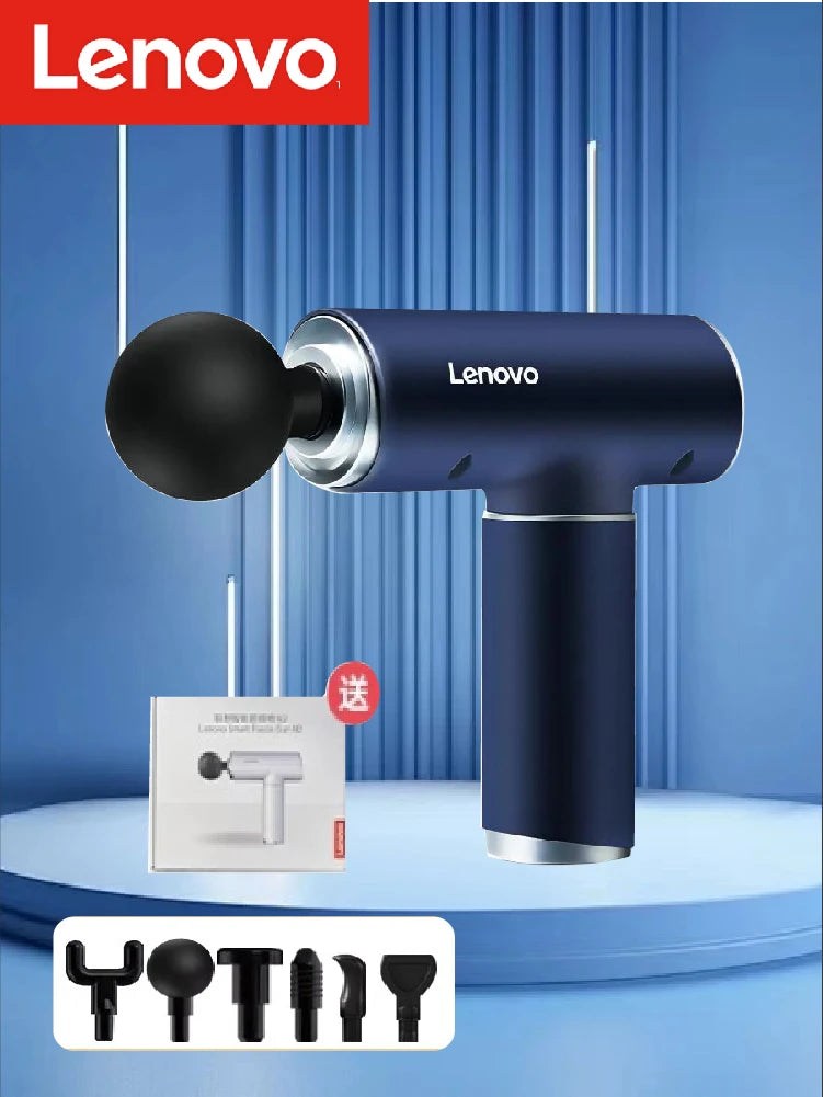 Original Lenovo Professional Grade Fascia Gun N2 N3 Series Muscle Relaxation Massager LED Touch Screen 6-8Massage Head Gifts