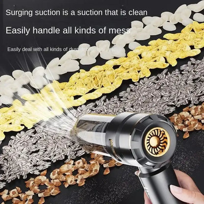 High-Power Portable Handheld Car Vacuum Cleaner – Cordless Brushless Motor, 290,000PA Strong Suction &amp; Air Duster for Home &amp; Auto