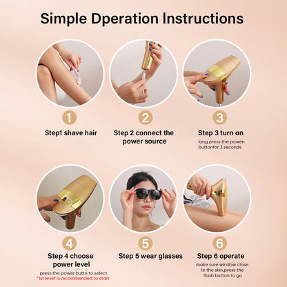 KODO 2025 High-end customization ice Laser Hair removal Laser Epilator Permanent IPL Painless Photoepilator 4 in 1 face and body