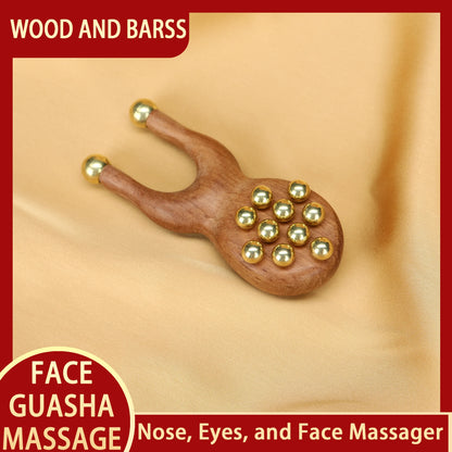 Guasha Face Facial Massager Tool Kansa Wand