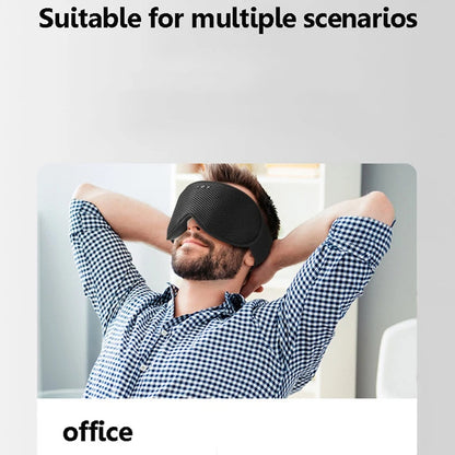 3D Bluetooth 5.4 Sleep Headphones – Ultra-Soft Blackout Eye Mask with Built-in Hi-Fi Speakers for Side Sleepers, Travel &amp; Insomnia