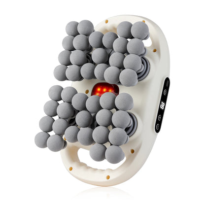 Multi-head Fascia Gun Deep Relaxation Muscle Red Light Hot Compress Deep Tissue Body Muscle Massage Gun