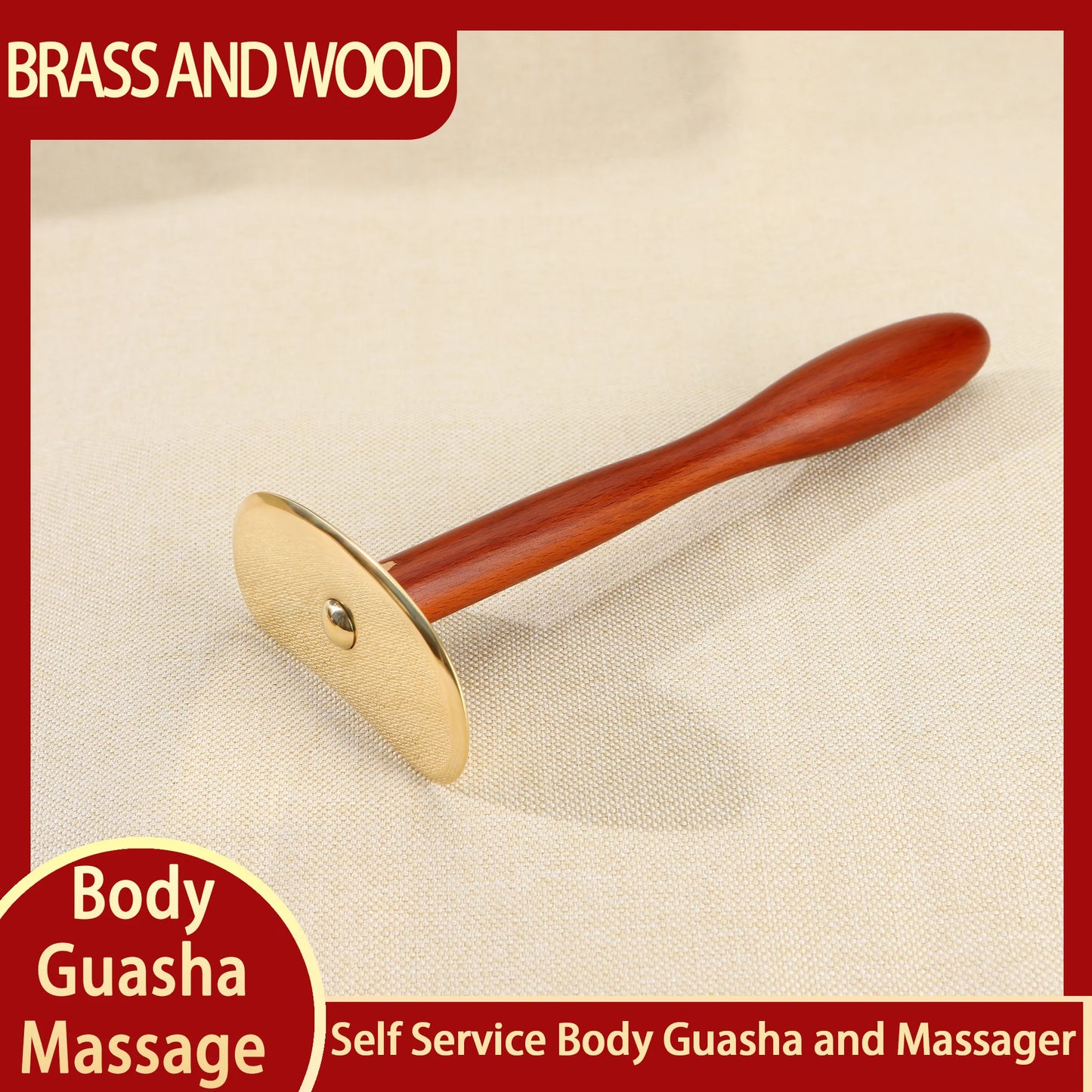 Guasha Face Facial Massager Tool Kansa Wand