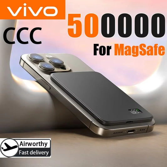 VIVO 50000mAh Magnetic Wireless Power Bank with MagSafe & Fast Charging