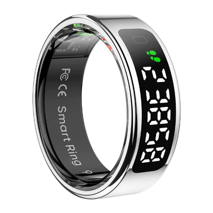 COLMI R12 Smart Ring – 2026 Edition with LED Display & Touch Control, 5ATM Waterproof Health Tracker & Wireless Charging